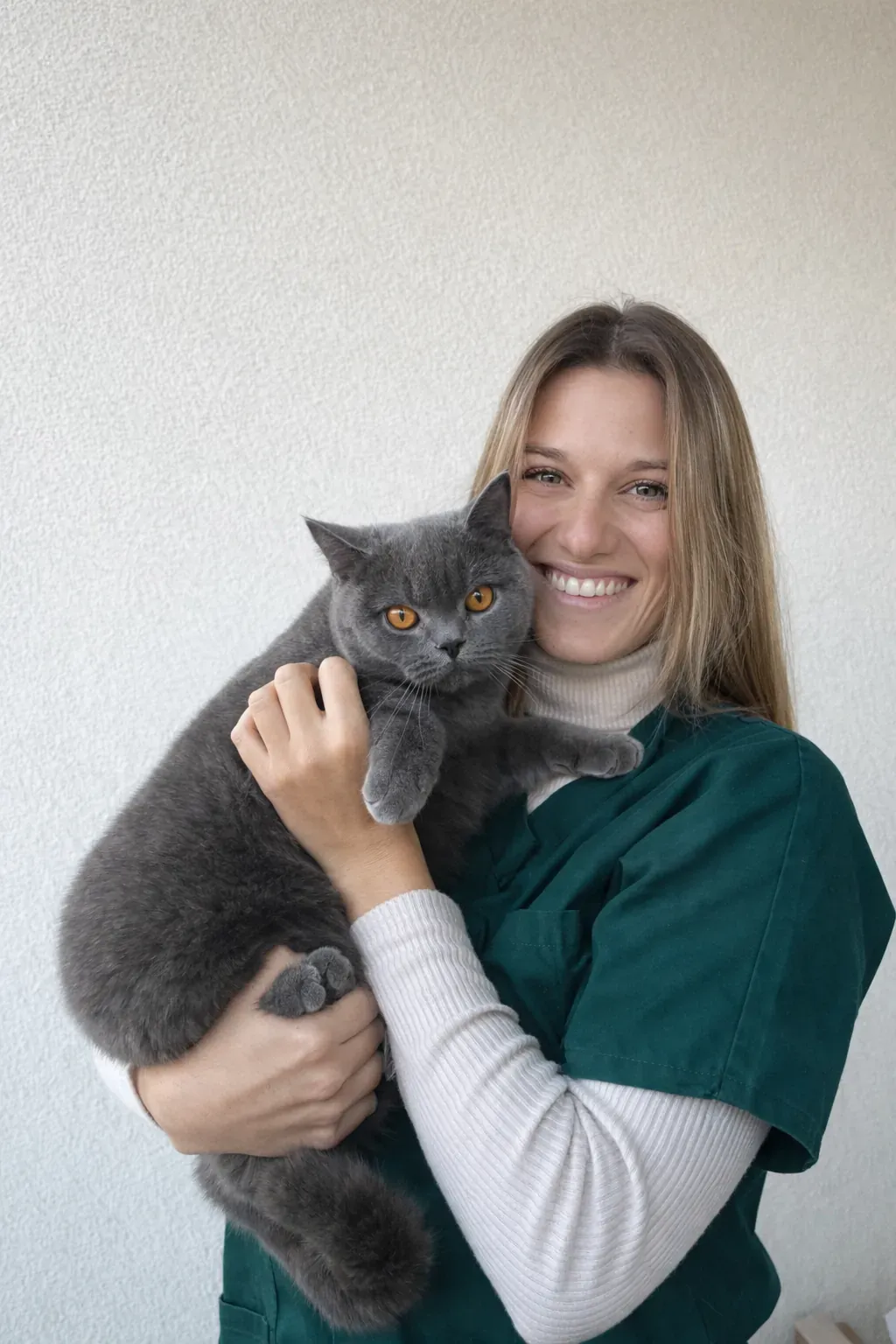L'equip de MimosVet atenent una mascota a la clínica